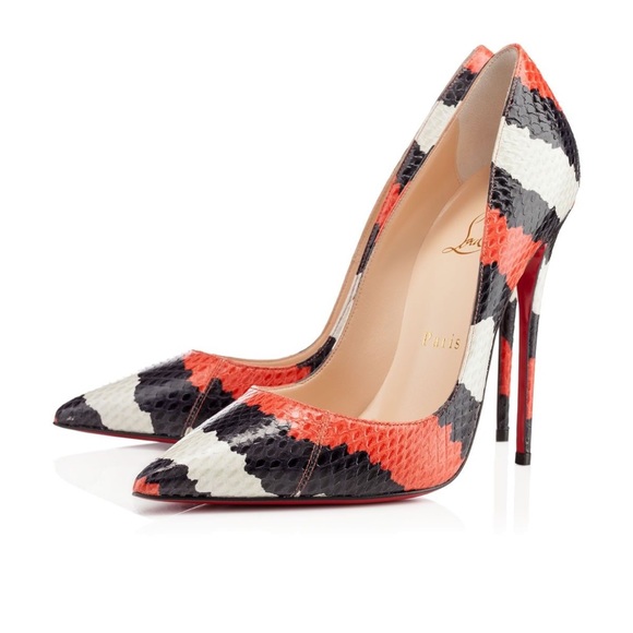 Saks Fifth Avenue Shoes - Louboutin multicolored  Snakeskin Pump & Gucci